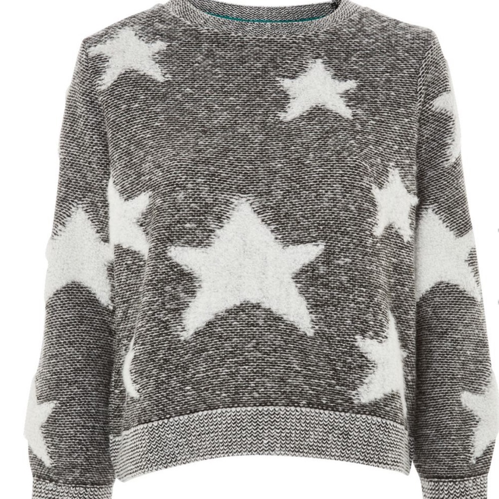 Topshop Star Pattern Jumper